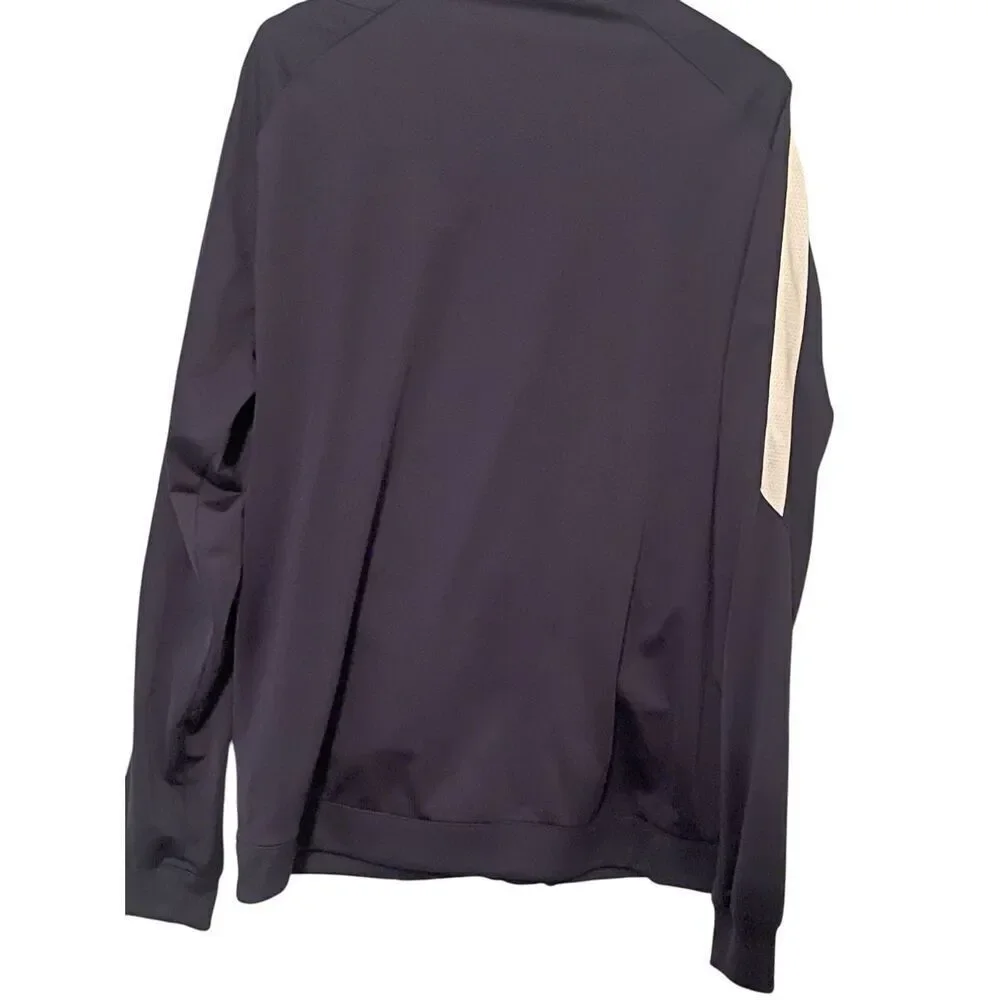 Nike Mens Blue Dri-Fit Madison United Full Zip Soccer  Jacket Size XL